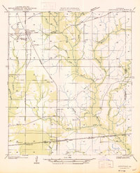 preview thumbnail of historical topo map of Longville, LA in 1947