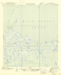 Download a high-resolution, GPS-compatible USGS topo map for Malheureux Point, LA (1946 edition)