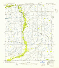 1954 Map of Milton, LA