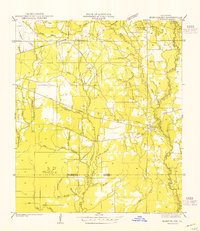 1954 Map of Montpelier, LA