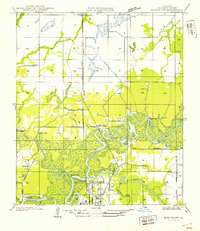 Download a high-resolution, GPS-compatible USGS topo map for Moss Bluff, LA (1947 edition)