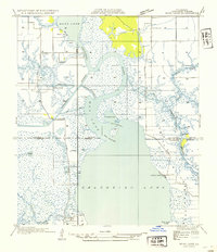 1932 Map of Moss Lake