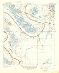 1910 Map of Madison County, LA, 1949 Print