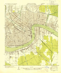 1932 Map of Marrero, LA
