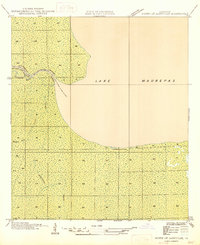 preview thumbnail of historical topo map of St. John the Baptist County, LA in 1946