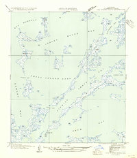Download a high-resolution, GPS-compatible USGS topo map for Oak Mound Bayou, LA (1954 edition)