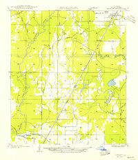 Download a high-resolution, GPS-compatible USGS topo map for Oberlin, LA (1954 edition)