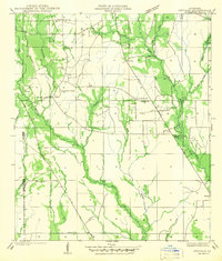 preview thumbnail of historical topo map of St. Tammany County, LA in 1942
