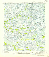 Download a high-resolution, GPS-compatible USGS topo map for Pass A Loutre West, LA (1954 edition)