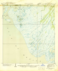 Download a high-resolution, GPS-compatible USGS topo map for Pass Tante Phine, LA (1946 edition)