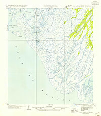 Download a high-resolution, GPS-compatible USGS topo map for Pass Tante Phine, LA (1954 edition)