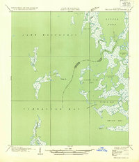 Download a high-resolution, GPS-compatible USGS topo map for Pelican Pass, LA (1935 edition)