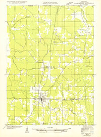 Download a high-resolution, GPS-compatible USGS topo map for Plain Dealing NW, LA (1950 edition)