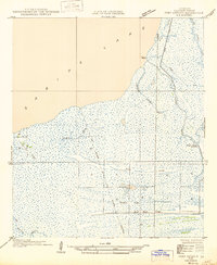 preview thumbnail of historical topo map of Cameron County, LA in 1946