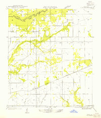 Download a high-resolution, GPS-compatible USGS topo map for Pujo, LA (1954 edition)