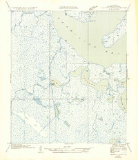 Download a high-resolution, GPS-compatible USGS topo map for Redfish Point NW, LA (1954 edition)