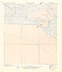 Download a high-resolution, GPS-compatible USGS topo map for Redfish Point SE, LA (1954 edition)