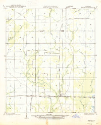 1947 Map of Reeves, LA
