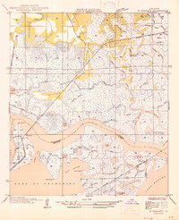 Download a high-resolution, GPS-compatible USGS topo map for Rigolets, LA (1946 edition)