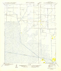 Download a high-resolution, GPS-compatible USGS topo map for Schooner Bayou NW, LA (1954 edition)