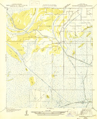 Download a high-resolution, GPS-compatible USGS topo map for Schooner Bayou SE, LA (1946 edition)