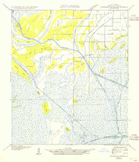 Download a high-resolution, GPS-compatible USGS topo map for Schooner Bayou SE, LA (1954 edition)