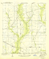 Download a high-resolution, GPS-compatible USGS topo map for Steep Gully, LA (1947 edition)