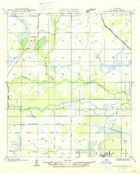 preview thumbnail of historical topo map of Calcasieu County, LA in 1947