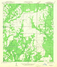 Download a high-resolution, GPS-compatible USGS topo map for Thigpen, LA (1942 edition)