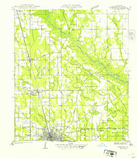 Download a high-resolution, GPS-compatible USGS topo map for Tickfaw, LA (1940 edition)