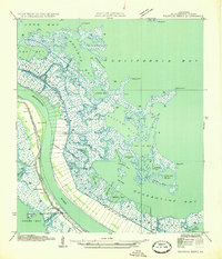 Download a high-resolution, GPS-compatible USGS topo map for Tropical Bend, LA (1935 edition)