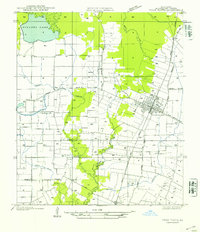 preview thumbnail of historical topo map of Ville Platte, LA in 1947
