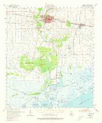1954 Map of Abbeville, LA, 1973 Print