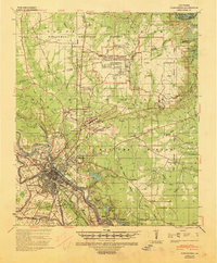1941 Map of Alexandria, 1944 Print