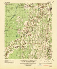 1935 Map of Alto, 1936 Print