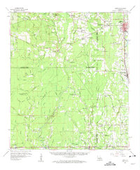 Download a high-resolution, GPS-compatible USGS topo map for Amite, LA (1963 edition)