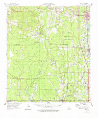 preview thumbnail of historical topo map of Livingston County, LA in 1974