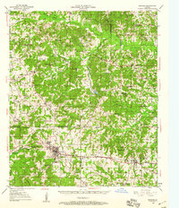 1950 Map of Arcadia, 1960 Print
