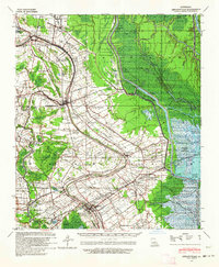 1940 Map of Arnaudville, 1964 Print