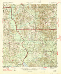 1947 Map of Ashland