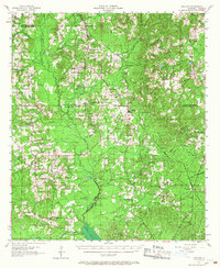 preview thumbnail of historical topo map of Ashland, LA in 1957