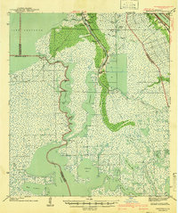 preview thumbnail of historical topo map of Barataria, LA in 1941