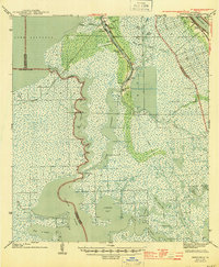 preview thumbnail of historical topo map of Barataria, LA in 1944