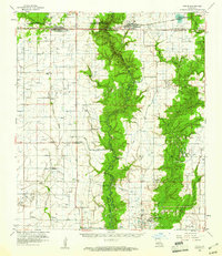 preview thumbnail of historical topo map of Basile, LA in 1960