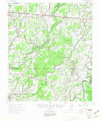 Download a high-resolution, GPS-compatible USGS topo map for Baskinton, LA (1974 edition)