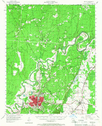 Download a high-resolution, GPS-compatible USGS topo map for Bastrop, LA (1966 edition)