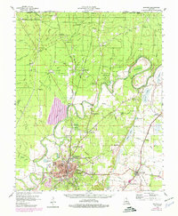 Download a high-resolution, GPS-compatible USGS topo map for Bastrop, LA (1978 edition)