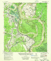 Download a high-resolution, GPS-compatible USGS topo map for Batchelor, LA (1955 edition)