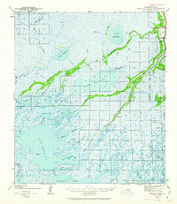 Download a high-resolution, GPS-compatible USGS topo map for Bayou Du Large, LA (1962 edition)