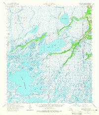 Download a high-resolution, GPS-compatible USGS topo map for Bayou Du Large, LA (1965 edition)
